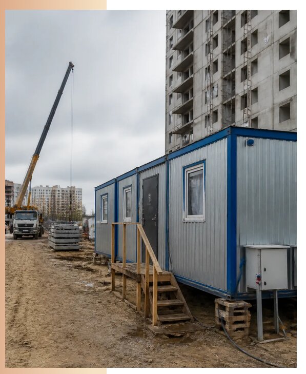 Аренда строительных вагончиков для рабочих в Россоши